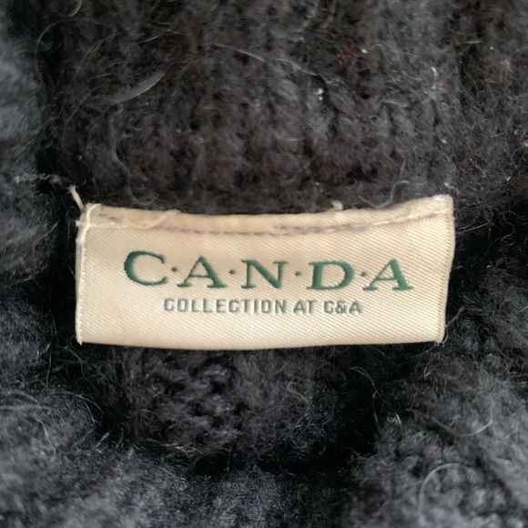 CANDA | Sweaters | Canda Chunky Black Turtleneck Knit Patterns | Poshmark